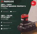 Parkside Parkside Akku 2.0 Ah PAPK 12 + Ladegerät für X-12-V Team Serie Zusatz-Akku