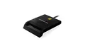 IOGEAR USB Common Access Card Reader (CAC) – EMV Level 1/4.1 konform – PC/SC Version 1.0/2.0 – Klasse A, B und C (5 V / 3 V / 1,8 V) – T0, T1 Protokoll – kompatibler MS USB-CCID-Treiber – GSR212