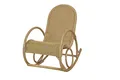 moebel direkt online Schaukelstuhl _ Rattan-Schaukelstuhl _ handgeflochten _ Farbe: beige