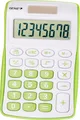 Genie 120 G, Tasche, Display-Rechner, 8 Ziffern, 1 Zeilen, Batterie/Solar, Grün, Weiß