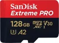 SanDisk Extreme PRO R200/W90 microSDXC 128GB Kit UHS-I U3 A2 Class 10 - SDSQXCD-128G-GN6MA