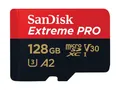 SanDisk microSDXC Extreme PRO 128GB (R200 MB/s) + Adapter, 2 Jahre RescuePRO Deluxe