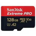 SANDISK Extreme PRO  R200/W90 microSDXC    128GB Kit, UHS-I U3, A2, Class 10