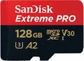 SANDISK Micro SDXC-Card 128GB Extreme PRO (200MB/s) mit Adapter