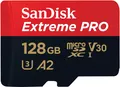 SANDISK Extreme PRO® UHS-I-Karte, Micro-SDXC Speicherkarte, 128 GB, 200 MB/s