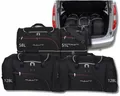 Kofferraumtaschen Set KJUST kompatibel mit SKODA ROOMSTER 2006-2015