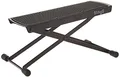 Stagg 22054 rutschfeste Polypropylen-Gitarren-Fußbank (Höhe: 13,5-27 cm (5,3 Zoll-10,5 Zoll), zusammenklappbar, 6x Positionen justierbar)