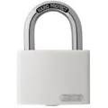 ABUS Vorhängeschloss  T65AL myLock Farbe: Weiß