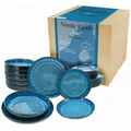 CreaTable Serie Nordic Fjord 21551 Teller Set 18-tlg Geschirrset Teller 6 Person