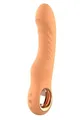Dream Toys Glam Flexible Ribbed Vibe Vibrator Orange 22 cm