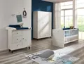 Arthur Berndt Babymöbel-Set Lavea 3.teilig Kleiderschrank Wickelkommode Bett