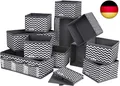 12 Stück Schubladen Organizer, Faltbare Aufbewahrungsboxen Stoff, Ordnungsboxen