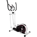 Christopeit Sport® Crosstrainer CT 3 (Computer mit Tablet- und Smartphonehalterung), Schwungmasse ca. 7 kg, 8 Widerstandsstufen rot|schwarz|weiß