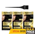 Syoss Oleo 1-10 Intense Black Ammoniakfrei Intensive Rich Glossy Haarfarbe 3e...