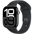 Apple Watch Series 10 LTE 46mm Diamantschwarz + Sport Band Schwarz M/L
