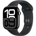 Apple Watch Series 10 GPS + Cellular 46 mm Aluminiumgehäuse Sport Band Schwar...
