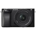 Sony α 6100, 24,2 MP, 6000 x 40000 Pixel, CMOS, 4K Ultra HD, Touchscreen, Schwarz - Schwarz