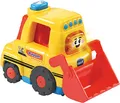 Vtech TUT TUT Baby Flitzer - Bagger – Spielzeugauto mit Musik, aufleuchtender Taste, spannenden Sätzen und Geräuschen – Für Kinder von 1-5 Jahren