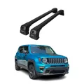 Dachträger Grundtäger für Jeep Renegade 2015-2025 75kg Aluminium Schwarz 2tlg