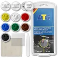 ATG® Brandloch Reparaturset Auto Stoff - Professionelle Reparatur für alle Polster & Teppiche - 13 TLG. Autositz Reparaturset - Schnell & einfach Autositz Flicken - Stoff Reparatur Set