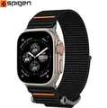 Armband für Watch 49/46/45/44mm Uhrarmbänd Uhrbänd Bänd Spigen Schwarz