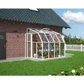 Palram - Canopia Gewächshaus Weiß 5,3 m² inkl. Fundamentrahmen