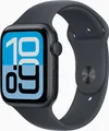 Apple Watch SE 3 44/Schwarzes Aluminium/Schwarzes Armband S/M GPS