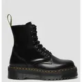 Dr. Martens Leder-Boots in Schwarz - 41