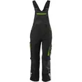 FORTIS Kids Latzhose 24, schw./limegreen,Gr122-128