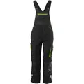 Kids Latzhose 24, Schw./limegreen,gr122-128 - Fortis