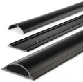 Hama halbrund PVC Kabelkanal 100 cm schwarz