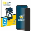 BROTECT Sichtschutzfolie Anti-Spy Privacy Folie Blaulicht-Schutz (2 Stück, Samsung Galaxy A20) (4335558)