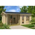 Lasita Maja Gartenhaus Brighton 44 mm Natur 520 cm x 370 cm
