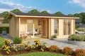Gartenhaus Blockhaus  Satteldach 44 mm Brighton 44 540x390 cm Lasita