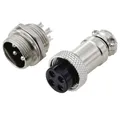 TRU COMPONENTS TRU COMPONENTS TC-13895640 Rundsteckverbinder Stecker, Buchsenkontakt Installationskabel