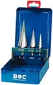 Bohrcraft Stufenbohrer Set HSS-G in Metallkassette STB3 / Ø 4,0-30,0 mm / 3-teilig / 17601410003