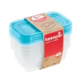 Fredo Fresh Lebensmittelbehälter Lebensmittelbox Frischhaltebox Set 5tlg x 500ml