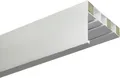 Vorhangschiene mit Blende P2Ü weiß 3-läufig 150 cm