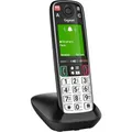 Gigaset EASY 500 Schnurloses Seniorentelefon Optische Anrufsignalisierung Farbdisplay Schwarz