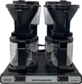 Moccamaster KBG744 Filter Kaffee Maschine Glas, 2 x 1.25l schwarz
