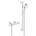 Grohe 800 Cosmopolitan | Thermostat-Brauseset - bestehend aus: Thermostat-Brausebatterie & Tempesta C Brausegarnitur II, 600 mm | chrom | 34768000