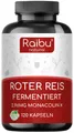 RAIBU Roter Reis mit 2,96 mg Monacolin K & 50 mg Coenzym Q10 pro Kapsel