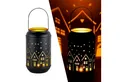 Marrakesch Orient & Mediterran Interior Teelichthalter Teelichthalter Glowtree 20cm Schwarz Gold Metall Windlicht (1 St), Handarbeit