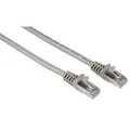 Hama Ethernet Cat 6 Netzwerkkabel PIMF (5 m Patchkabel, 1000Mbit/s, vergoldet, doppelt geschirmt, für z. B. Apple TV 4, Smart-TV, PC, Notebook) grau