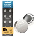 10x AG12 LR43 Batterien Knopfzellen  1,5V Alkaline Knopfzellen LR43 auslaufsi...