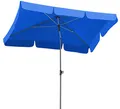 Schneider Sonnenschirm Locarno, royalblau, 180 x 120 cm rechteckig, Gestell Stahl, Bespannung Polyester, 2.3 kg
