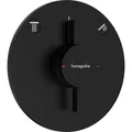 hansgrohe HG Mischer DuoTurn S Unterputz, 2 Verbraucher mattschwarz (75418670)