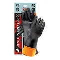 Reis Rindustrial-R60 Dragon Schutzhandschuhe, Schwarz-Orange, 11 (60 cm) Größe, 12 Stück