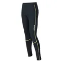 Airtracks Herren Thermo Fahrradhose Lang Pro Winter Radhose Windstopper Radlerhose Gepolstert -schwarz-neon - XXXL
