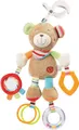 Fehn Greifspielzeug Classic Stars, Activity-Teddy, inklusive Befestigung